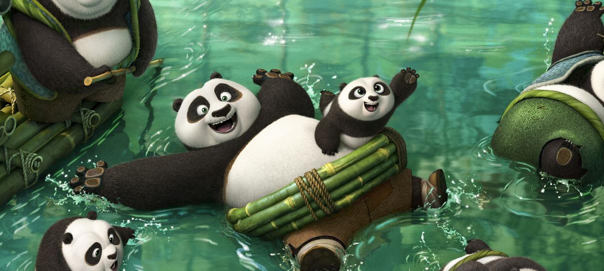 Trecho de Kung Fu Panda 3 mostra Po chegando na vila secreta dos Pandas