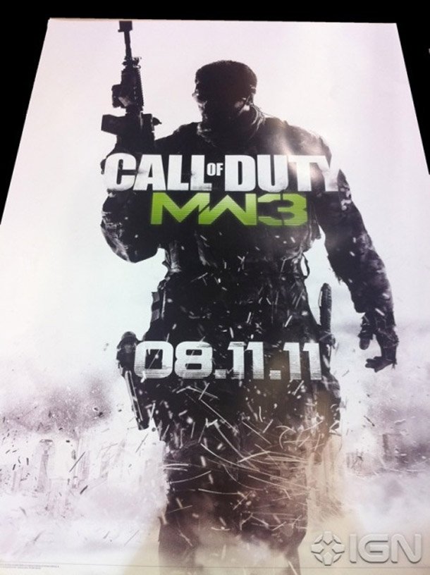 Data de lançamento de Call of Duty: Modern Warfare 3 pode ter sido