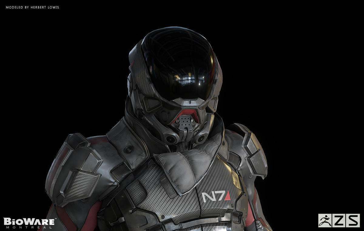 Imagens parecem mostrar o protagonista de Mass Effect Andromeda de perto
