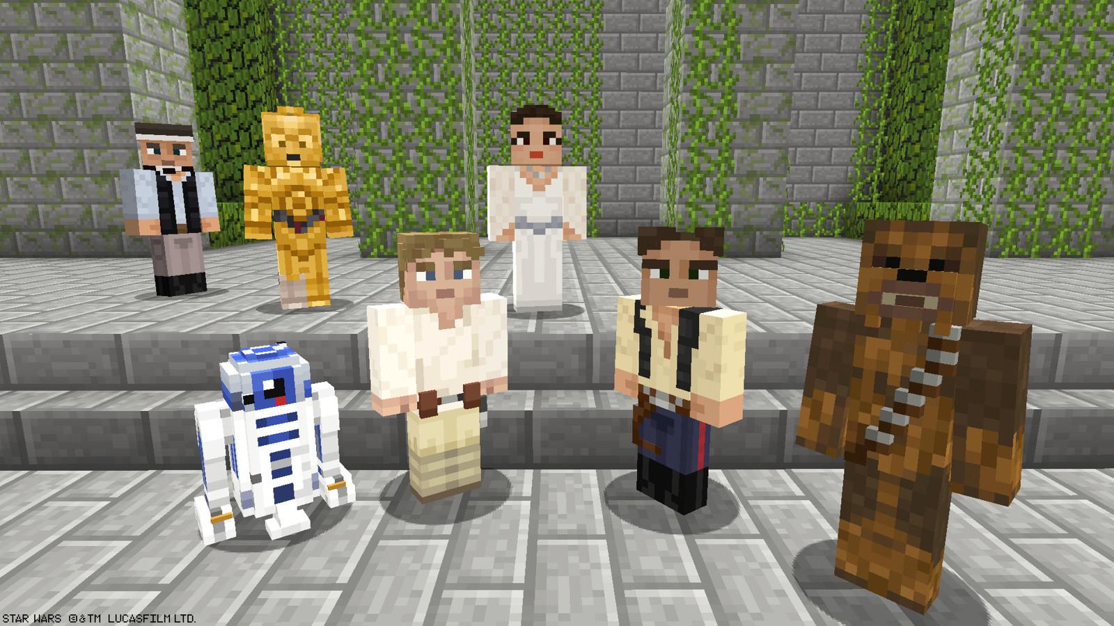 Skins de Star Wars chegam hoje a Minecraft