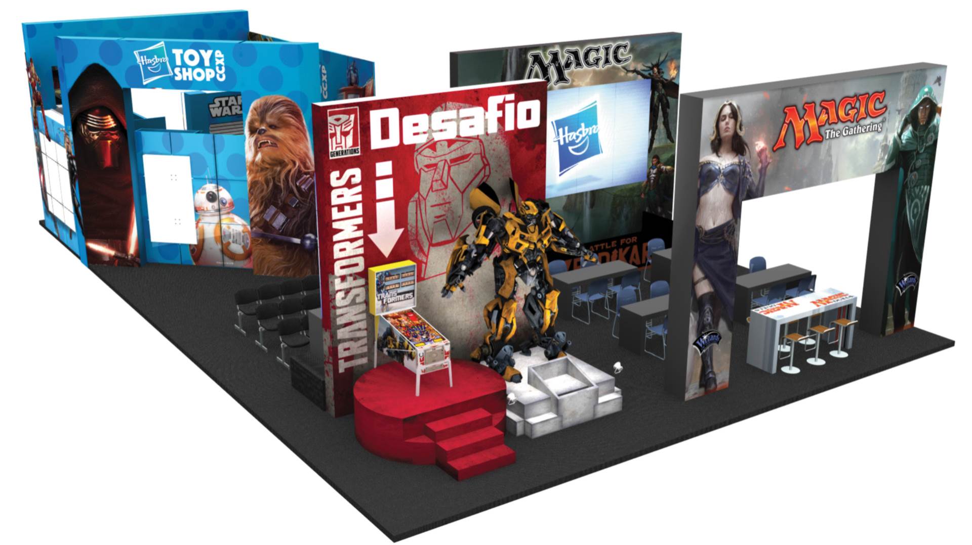 Hasbro estará na CCXP com um estande cheio de atrações!