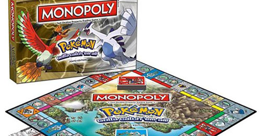Pelo mundo viajarei tentando encontrar este Monopoly: Pokémon - Johto Edition