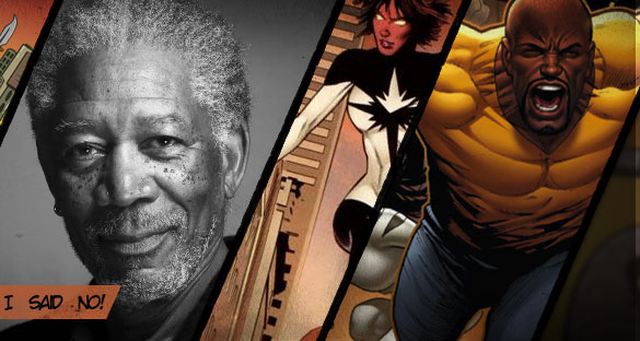 Morgan Freeman não pilota Mighty Avengers!