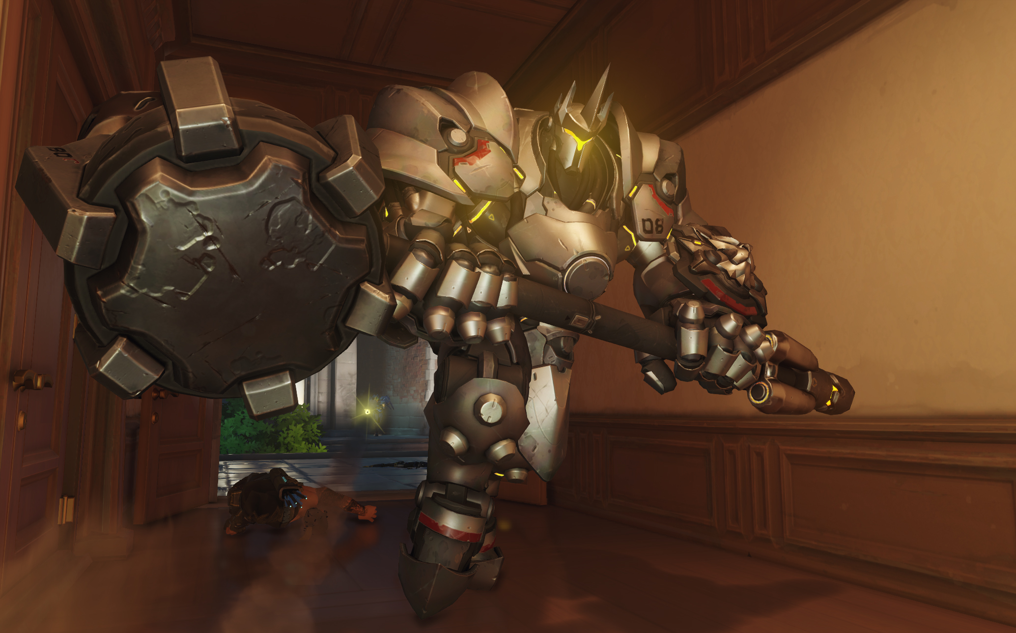 Reinhardt faz o martelo cantar em gameplay de Overwatch