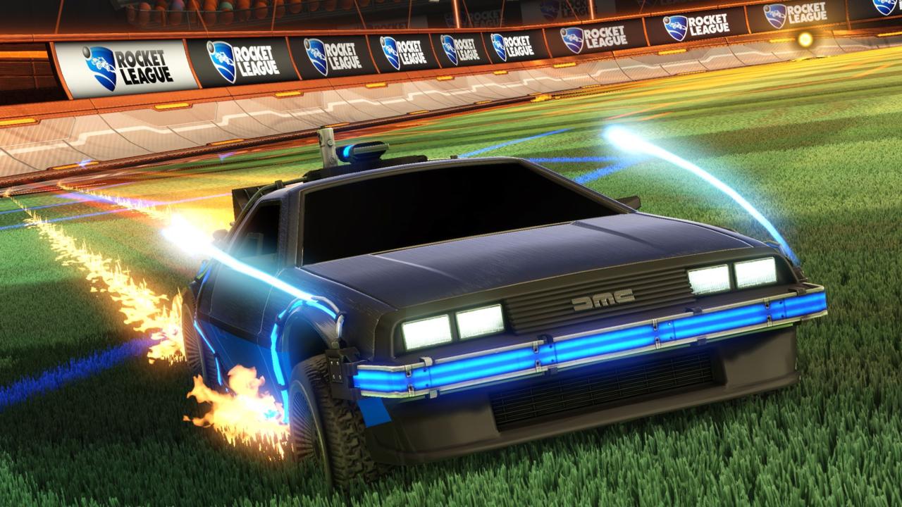 O DeLorean está a caminho de Rocket League