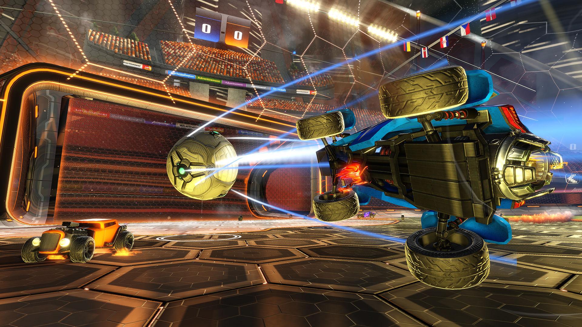 Rocket League ganha cross-play entre Xbox One e PC hoje