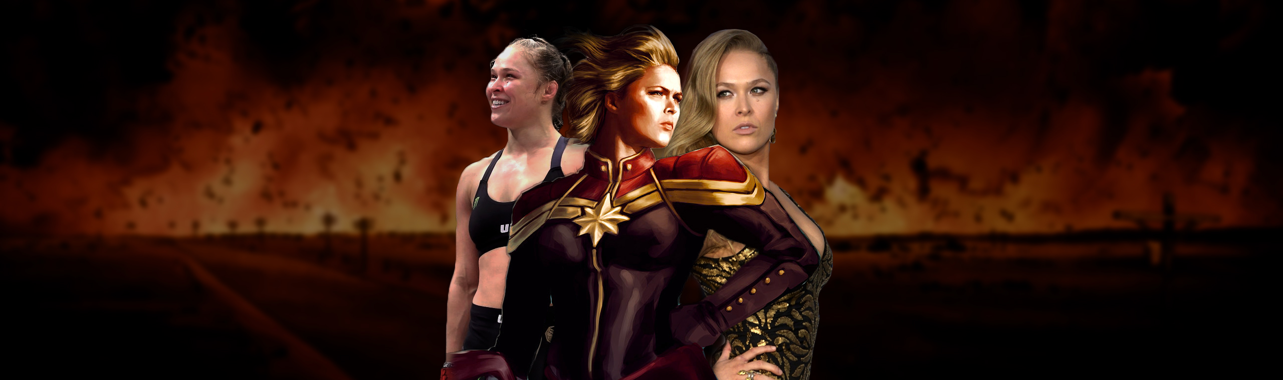 Ronda Rousey como Capitã Marvel? 