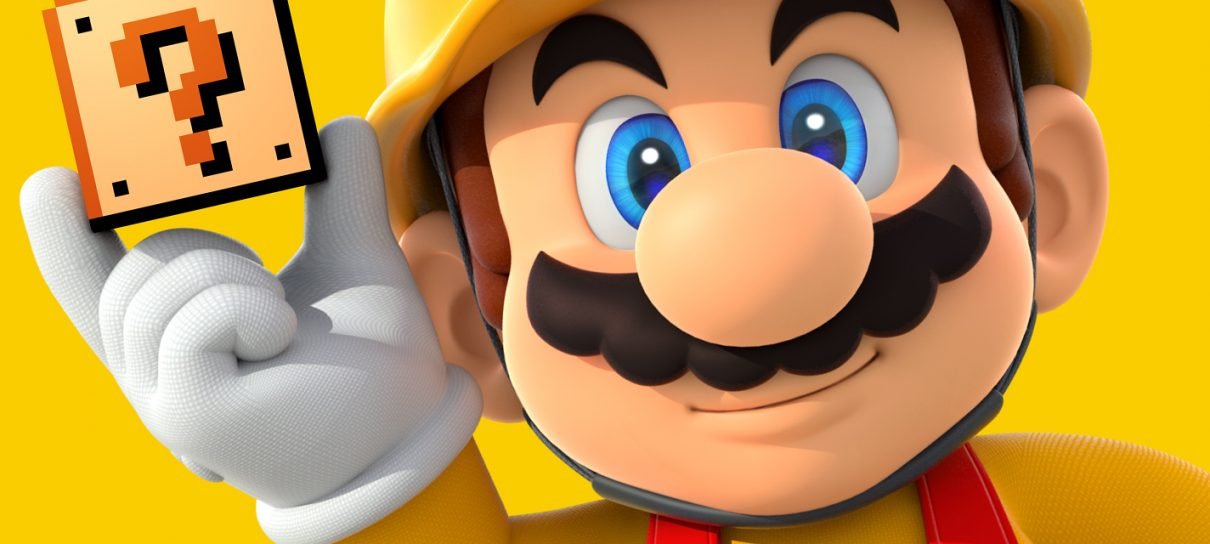 Crie seu papel de parede de Super Mario Maker com site da Nintendo
