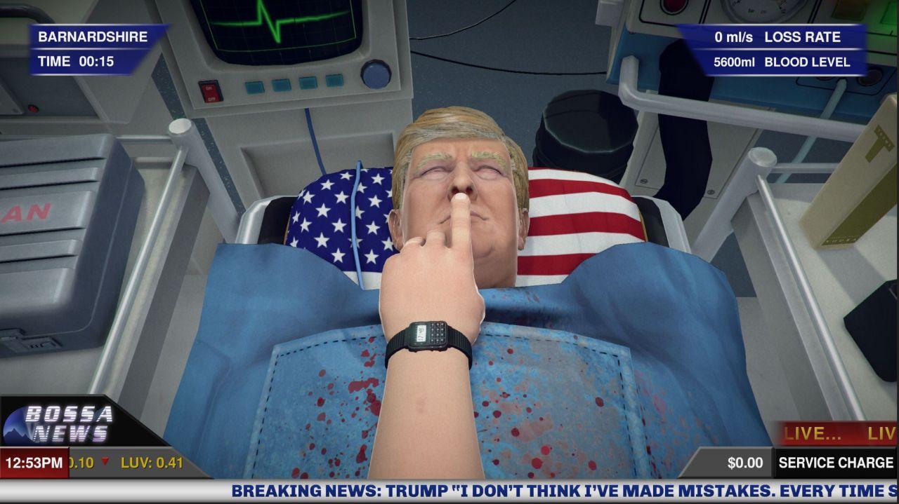 Agora você pode operar o Donald Trump em Surgeon Simulator