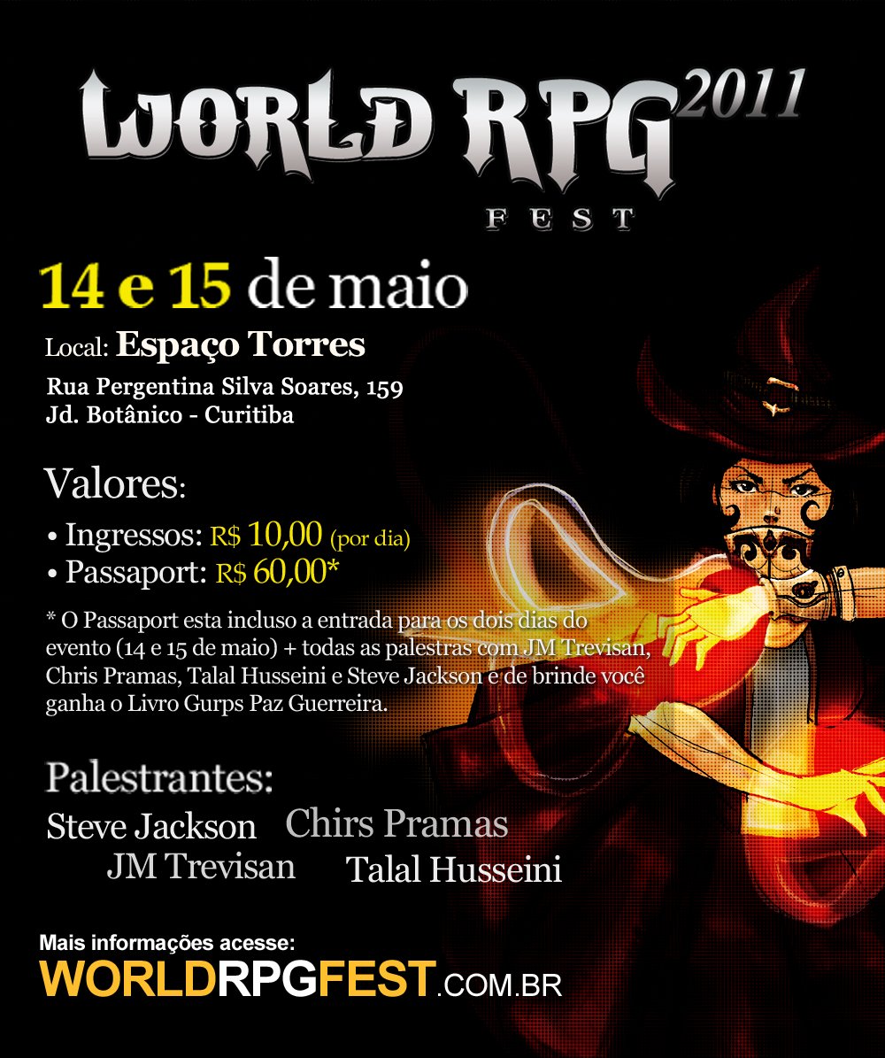 World RPG Fest - dias 24 e 25 de abril em Curitiba! - NerdBunker