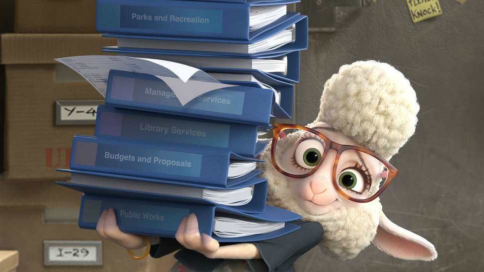 Judy e Nick conhecem a assistente do prefeito neste trecho de Zootopia