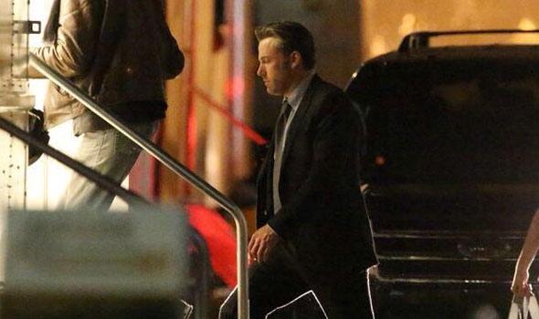 Ben Affleck é flagrado no set de Esquadrão Suicida