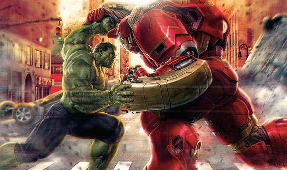 Marvel divulga trecho da luta entre Hulk Buster e Hulk