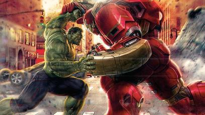 Marvel divulga trecho da luta entre Hulk Buster e Hulk