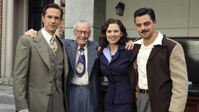 Imagens da participação de Stan Lee em Agent Carter