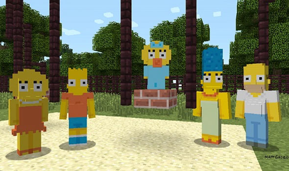 Minecraft vai ganhar DLC de "Os Simpsons"