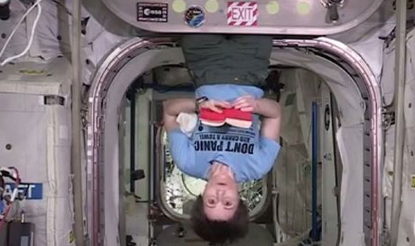 Dia da Toalha foi celebrado até no espaço