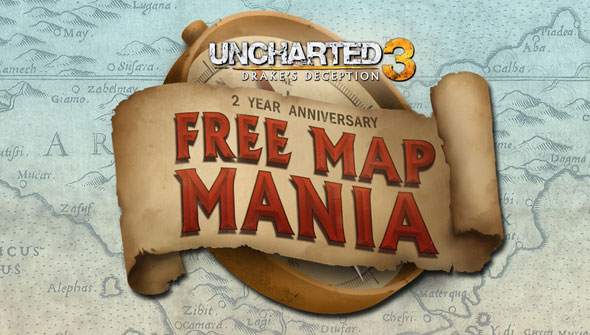 Uncharted 3 ganha mapas por DLC do segundo jogo