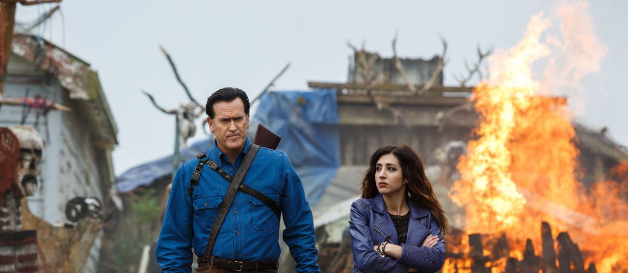 Ash parece preocupado em nova imagem de Ash vs Evil Dead