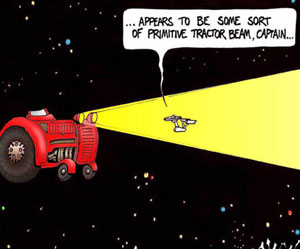 Cientistas criam Raio Trator de Star Trek funcional