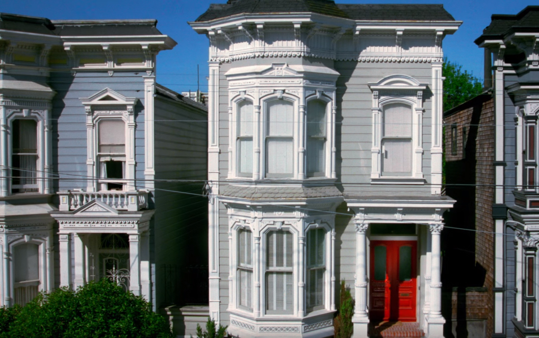 Дверь особняка. Full House. Там Хаус. Victorian House San Francisco.