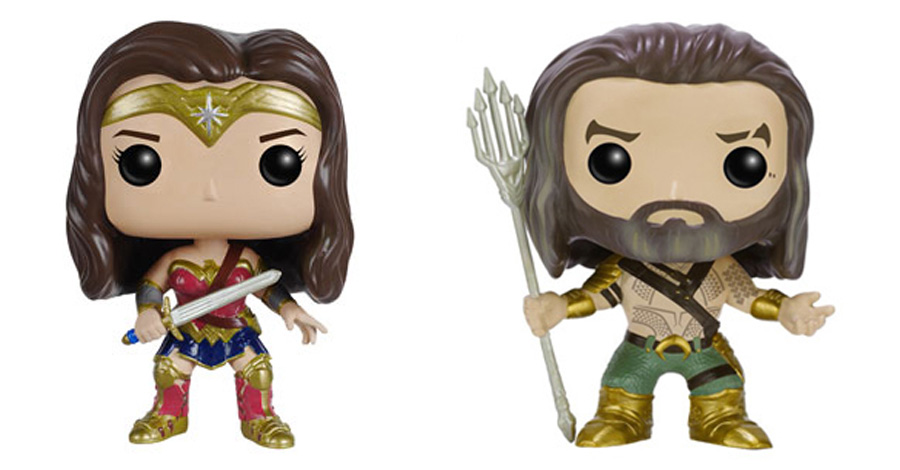 Funko anuncia Mulher Maravilha e Aquaman versão Pop!