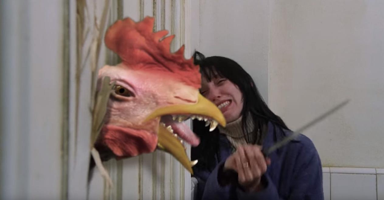 The Chickening é uma versão de O Iluminado com galinhas e drogas