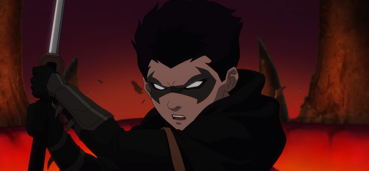 Damien Wayne está aprendendo a trabalhar em equipe no trailer de Liga da Justiça vs Jovens Titãs