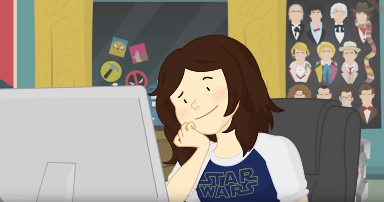 Animação retrata os estágios da espera por um filme