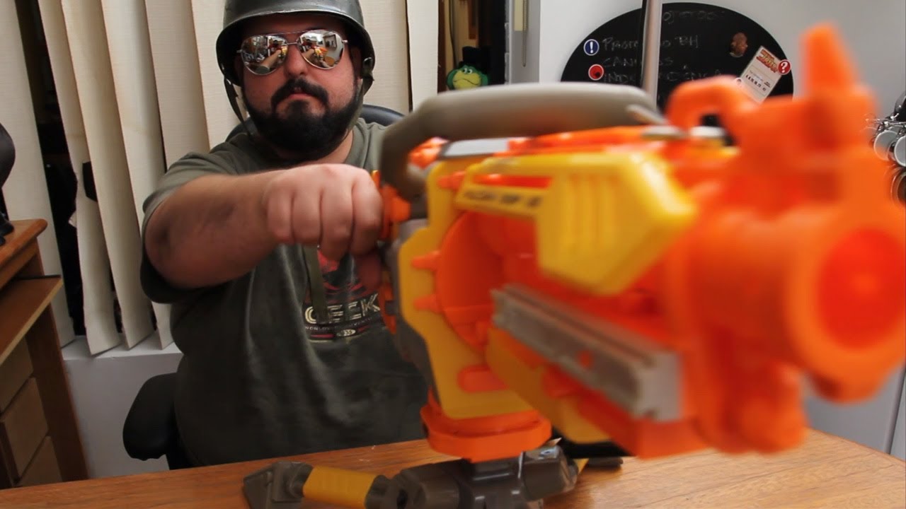 Nerf metralhadora gigante