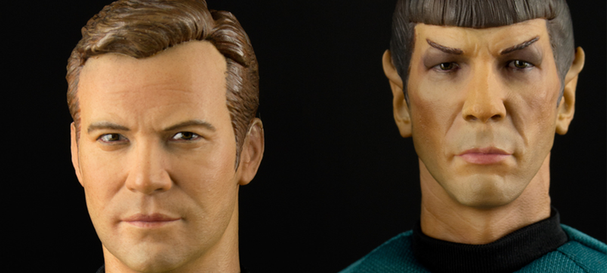 É apenas lógico querer esses figures do Kirk e do Spock