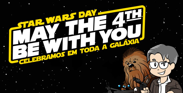 Hoje é #STARWARSDAY!!! May the fourth be with you.