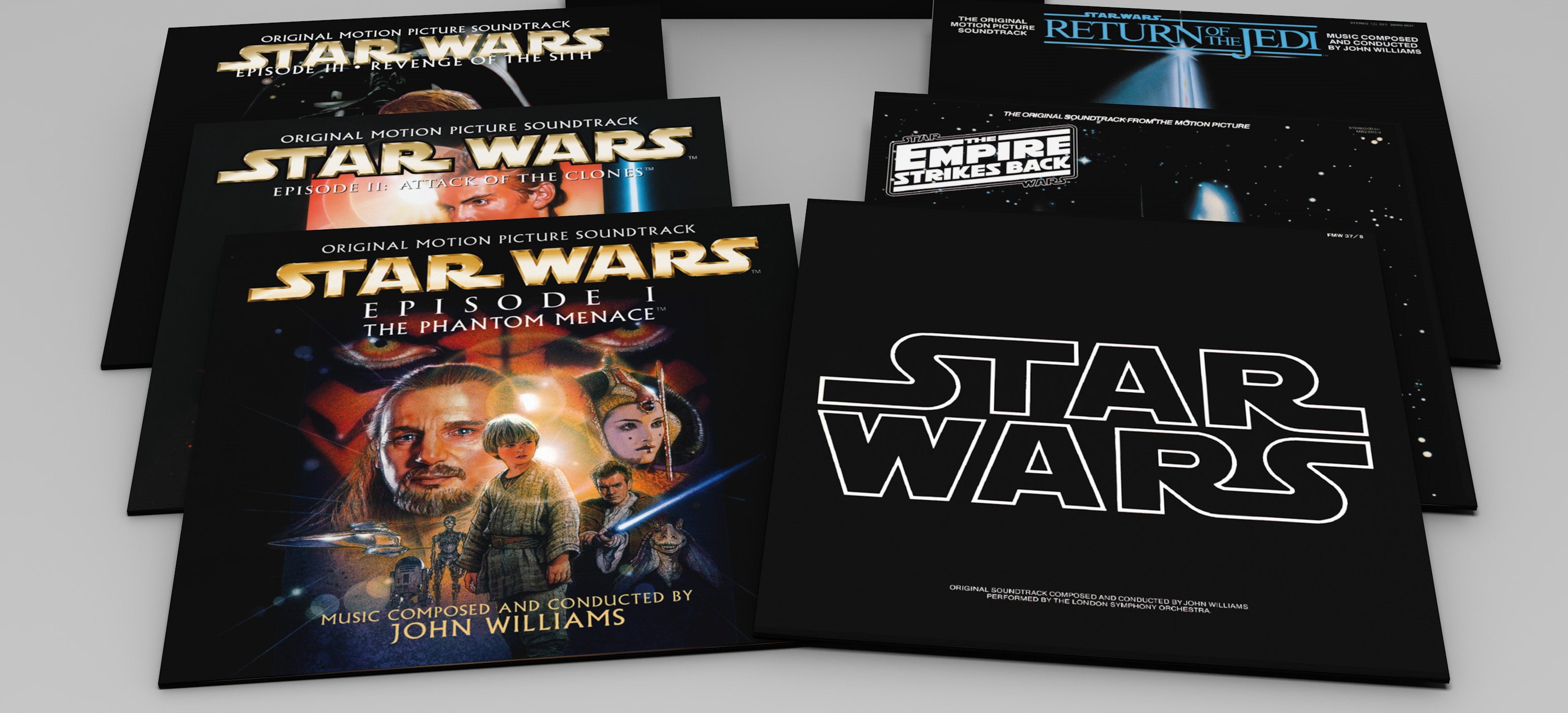 Trilha sonora dos seis episódios de Star Wars será relançada em vinil e CD