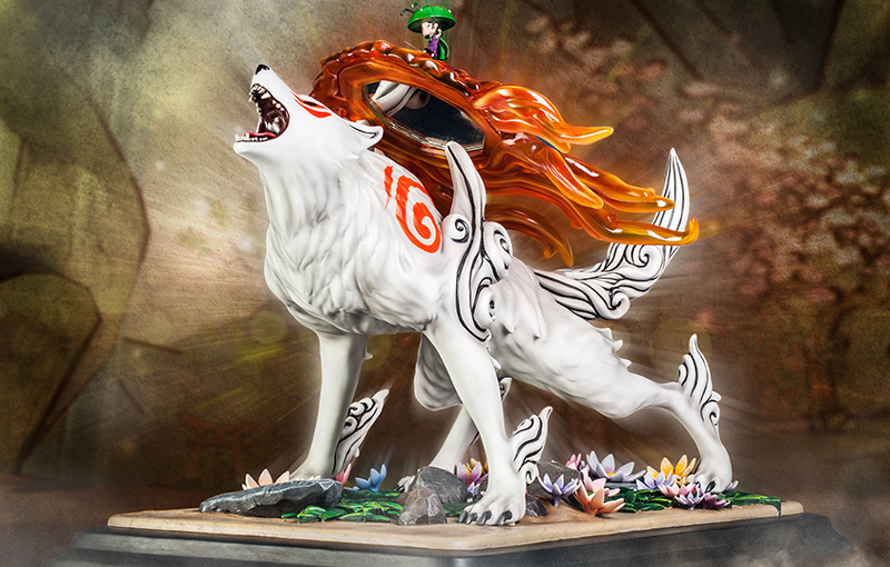 Figure da Amaterasu de Okami brilha para fazer você esquecer a sua