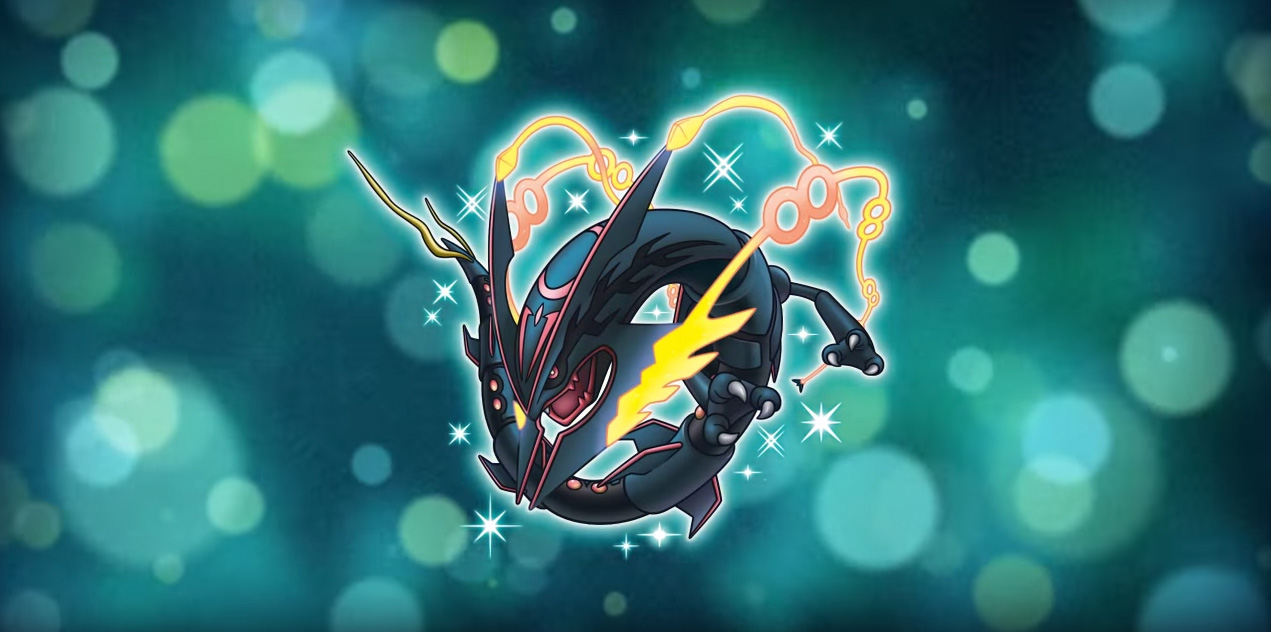 Temos que pegar o Rayquaza Shiny com Dragon Ascent