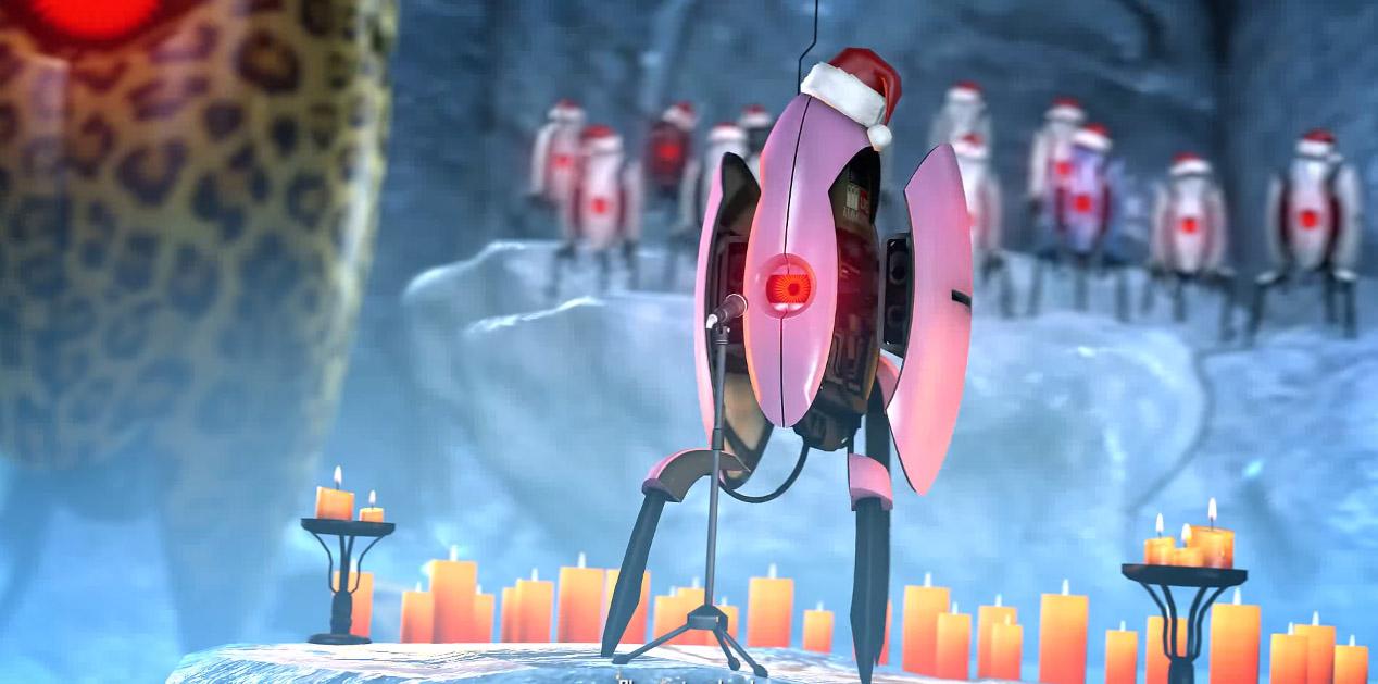 Turrets de Portal desejam bolo, ciência e assassinato em canção de Natal