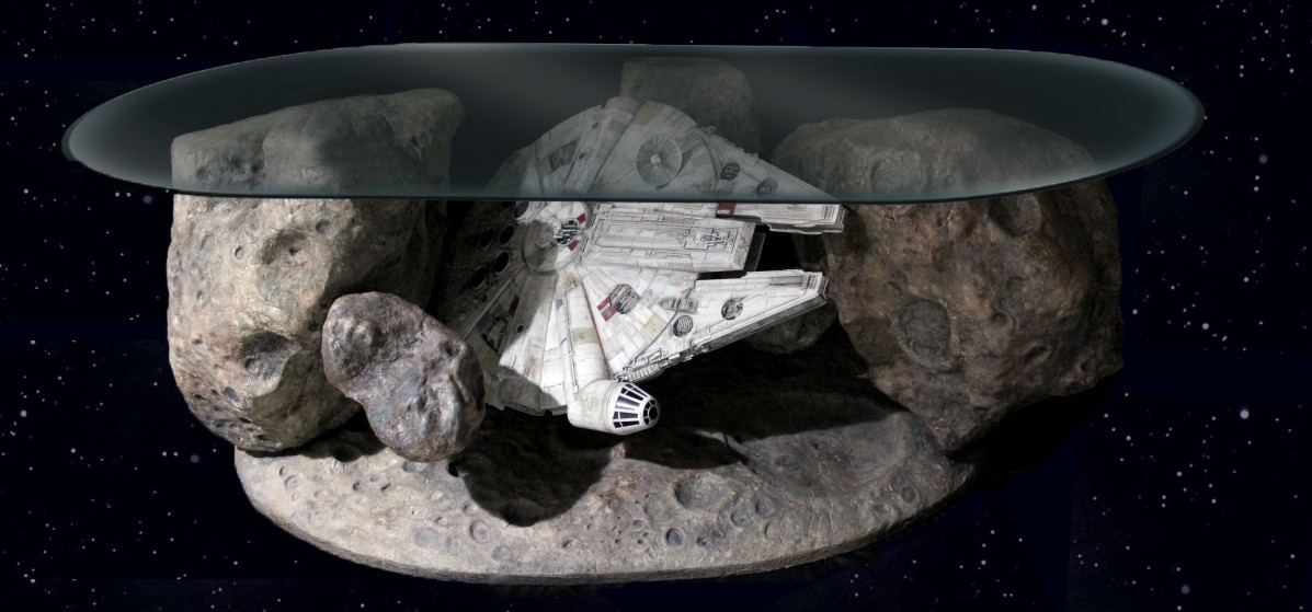 Mesa de centro de Millennium Falcon é a melhor das galáxias