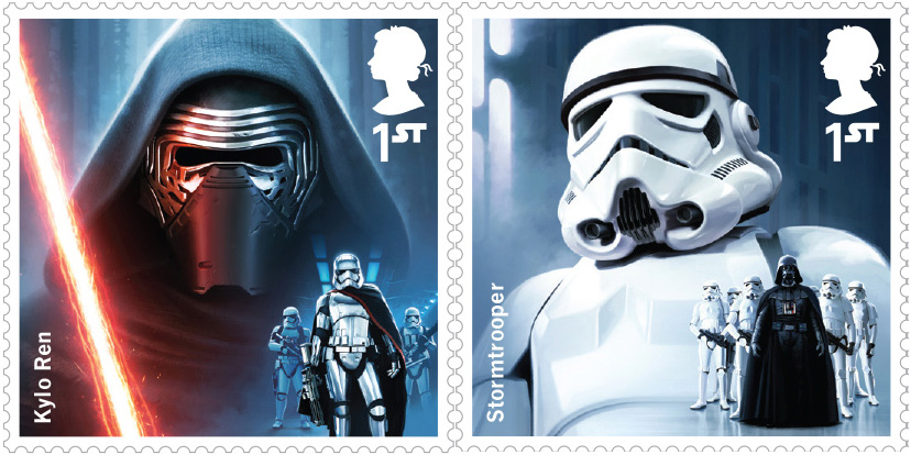 Star Wars terá sua própria coleção de selos no Reino Unido