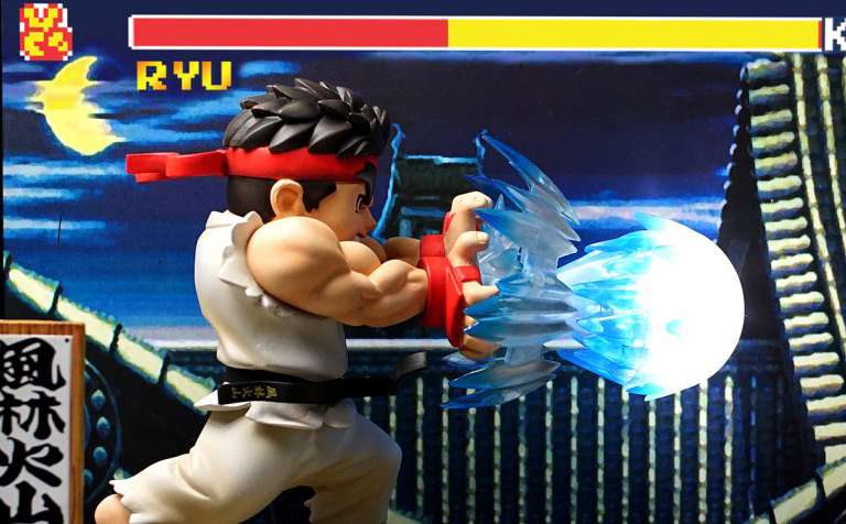 Novata em miniaturas estreia com um Ryu 'no meio termo'