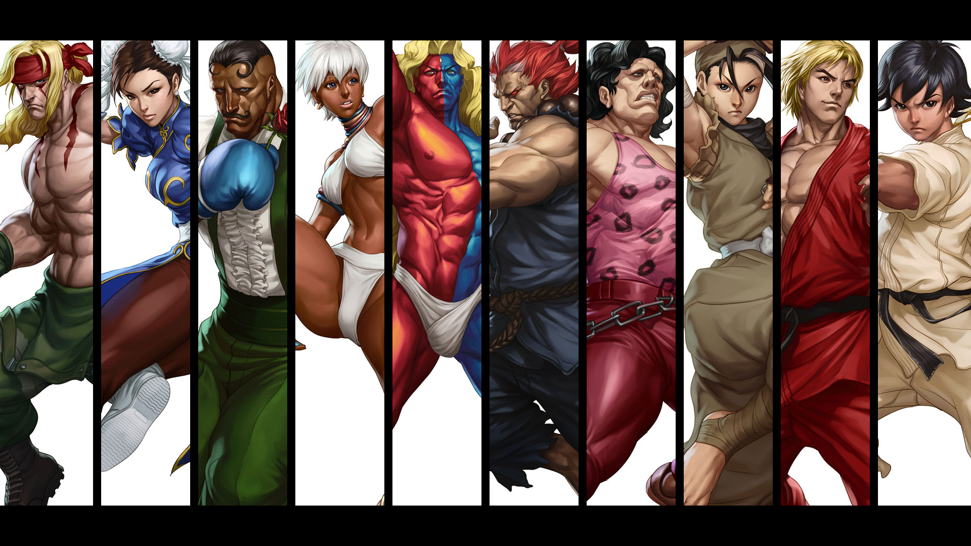 Quais são os personagens de Street Fighter V?