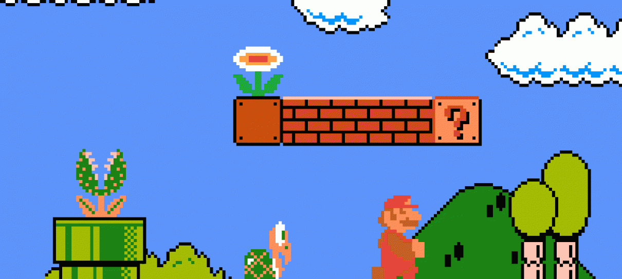 Brasileiro zerando o jogo de plataforma Super Mario World em
