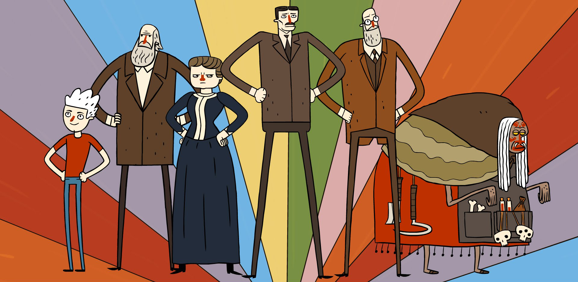 Super Science Friends imagina cientistas famosos como super-heróis