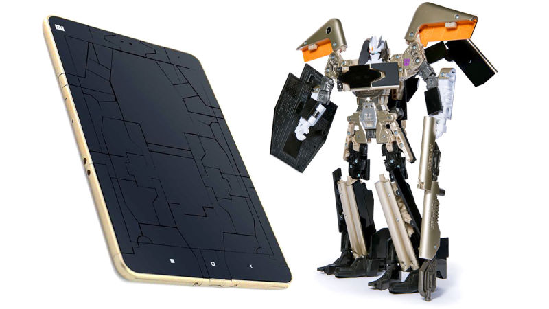 Tablet da Xiaomi se transforma em um Decepticon