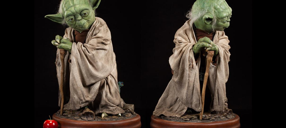 Querer você vai, este Yoda em tamanho real