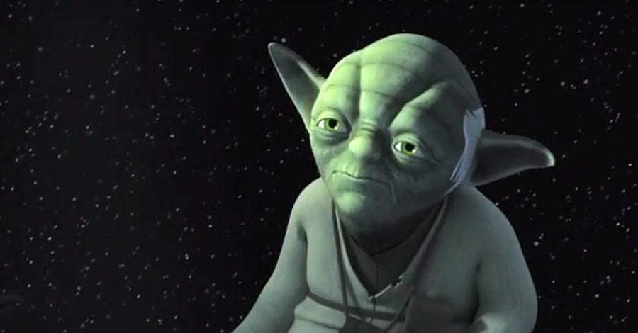 Yoda aparece para dar um aviso para Ezra em Star Wars Rebels