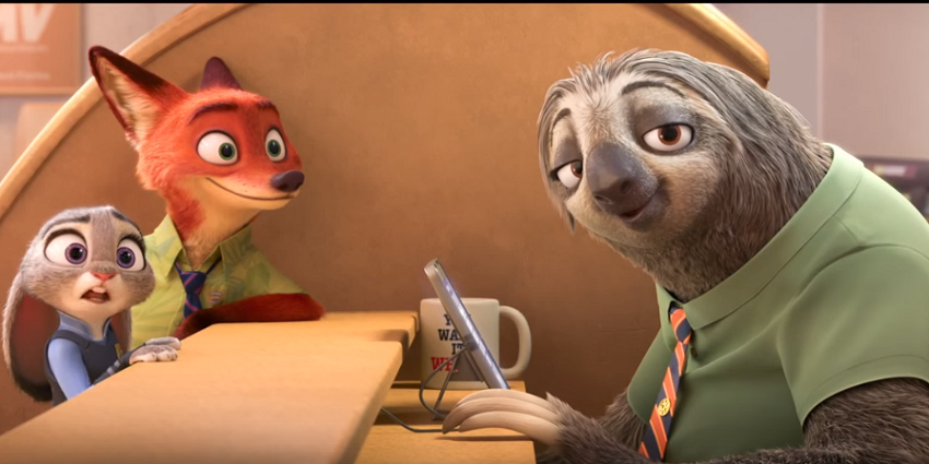 Aprenda a desenhar Flash, o bicho-preguiça de Zootopia